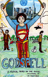 Tony Gonzalez's Godspell Poster - description in page text